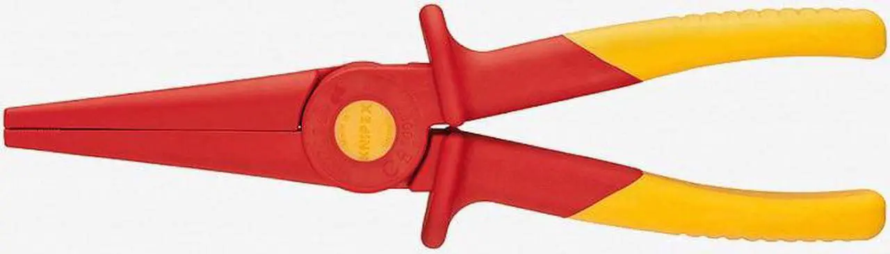 Alt view image 2 of 3 - KNIPEX 98 62 02 8 21/32 in Needle Nose Plier Dipped Handle