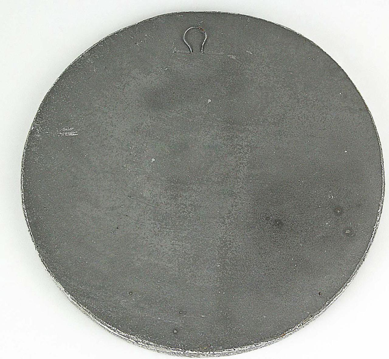Alt view image 4 of 4 - Set of 3 Nautical Compass Rose Design Natural Gray Finish Round Cement Stepping Stones / Wall Hangings 10 Inch Diameter