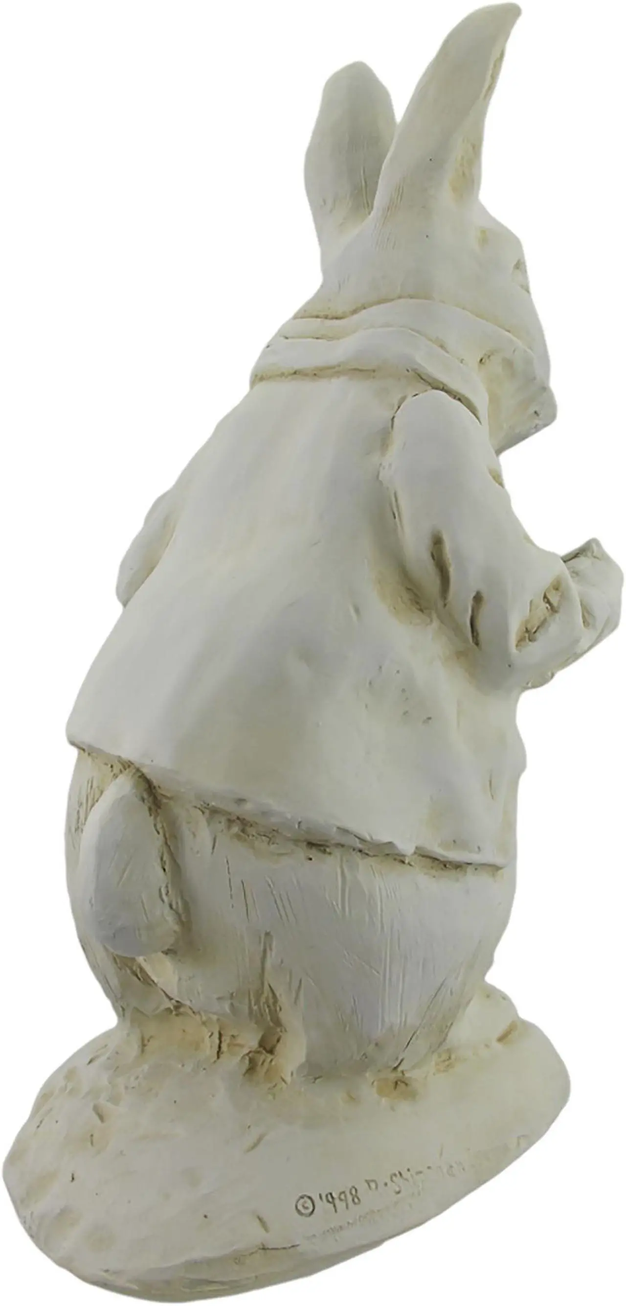 Alt view image 2 of 3 - Alice in Wonderland White Rabbit Garden Statue Museum White-RESIN