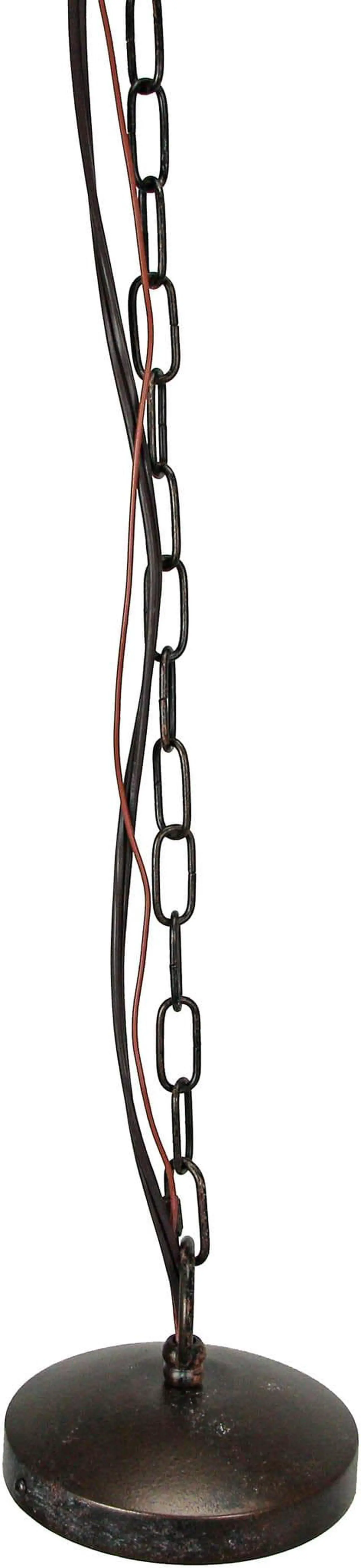 Alt view image 2 of 5 - Rustic Farmhouse Industrial Dome Pendant Light Fixture with 84-Inch Chain and Antique Metal Shade: Stylish Lighting for Kitchen Islands and Dining Areas