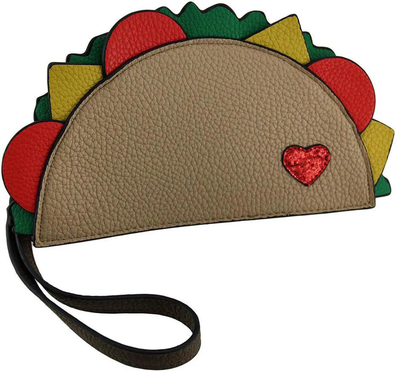Main image of Taco Bout Love Food Friendly Taco Shaped Purse w/Removable Wrist Strap