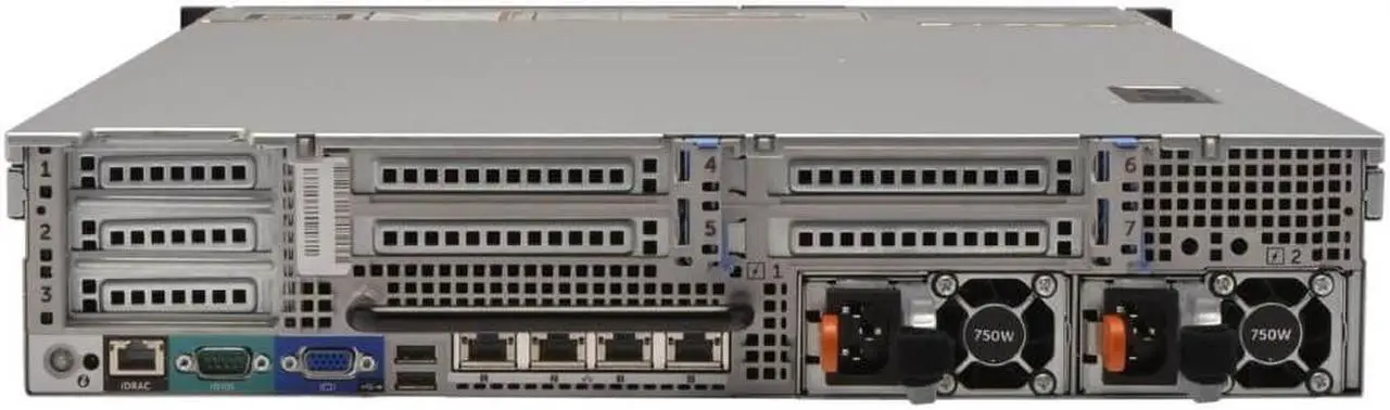 Alt view image 2 of 3 - Dell PowerEdge R720 LFF E5-2643 Quad Core 3.3Ghz 64GB 3x 600GB H710