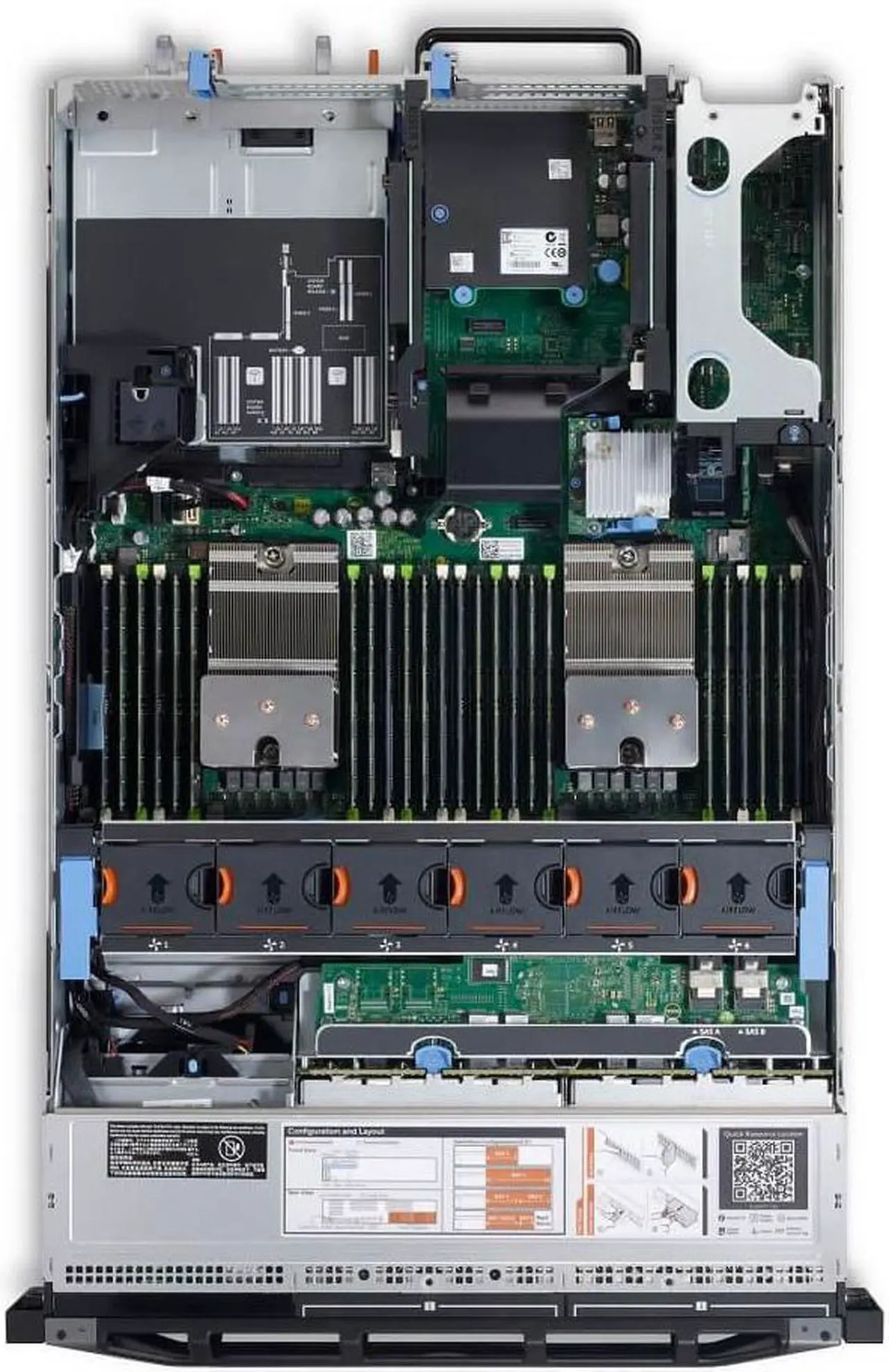 Alt view image 3 of 3 - Dell PowerEdge R720 LFF E5-2643 Quad Core 3.3Ghz 64GB 3x 600GB H710