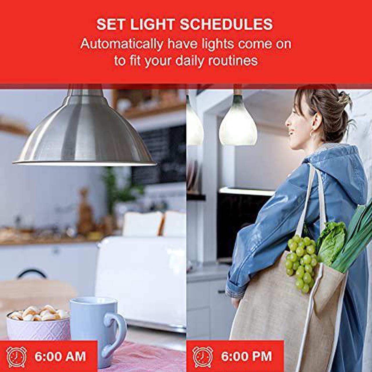Alt view image 4 of 7 - Sengled Alexa Light Bulbs 100W Equivalent, Smart Light Bulbs 1500LM Bluetooth Mesh, Smart Bulbs That Work with Alexa Only, A19 5000K Dimmable LED Bulb 100W, High Brightness, No Hub Required, 4 Pack