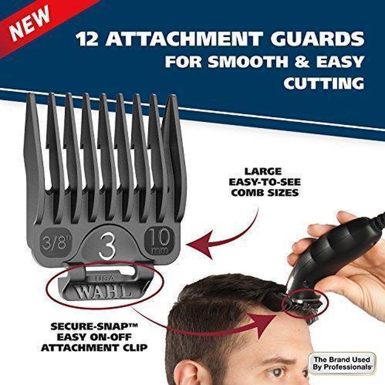 Alt view image 7 of 7 - Wahl Clipper Multi-Purpose Haircut/Facial/Body Grooming Kit 79607 Compact Trimming and Personal Grooming Kit for Men