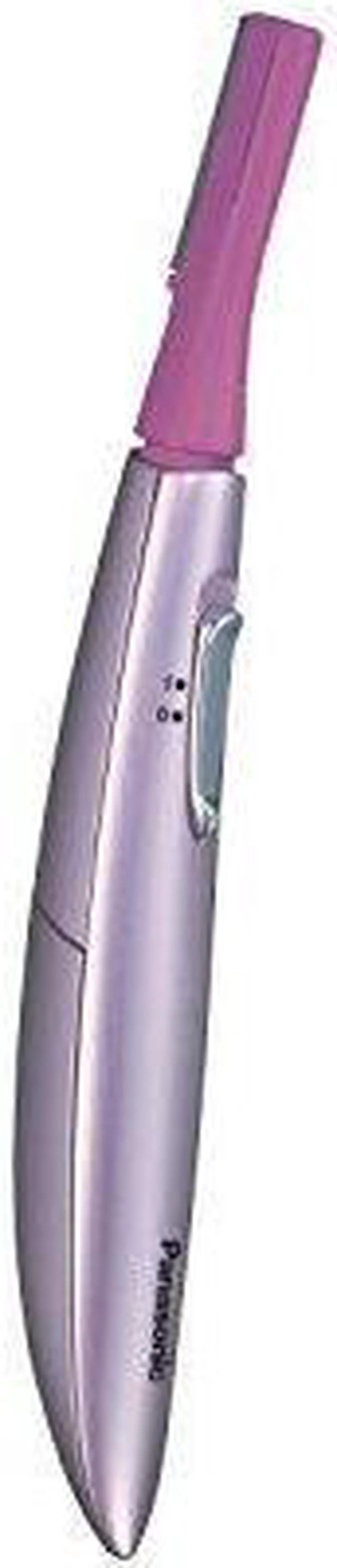 Main image of Panasonic ES2113PC Facial Hair Trimmer for Women, with Pivoting Head and Eyebrow Trimmer Attachments, Battery-Operated