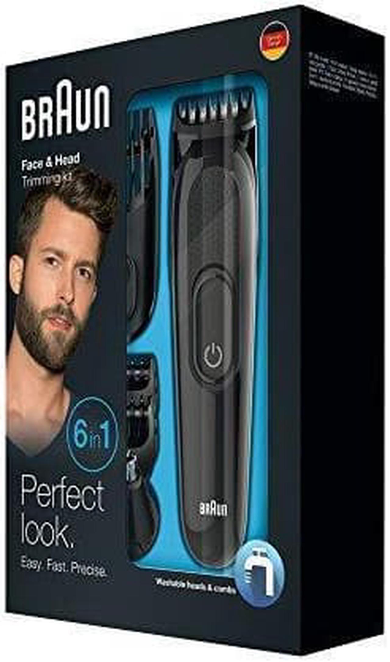 Alt view image 6 of 6 - Braun MGK3020 Men's Beard Trimmer for Hair / Head Trimming, Grooming Kit with 4 Combs, 13 Length Settings for Ultimate Precision