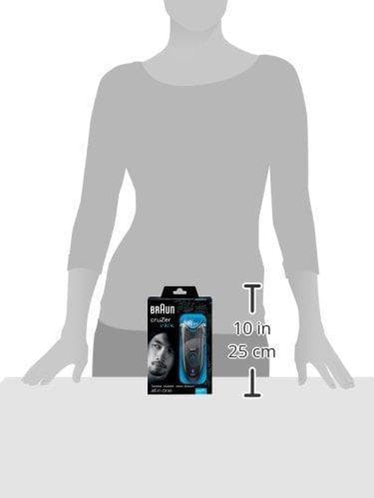Alt view image 3 of 3 - Braun Cruzer 5 Electric Shaver / Styler / Trimmer, 3-in-1 Ultimate Hair Clipper, Wet & Dry, Fully Washable