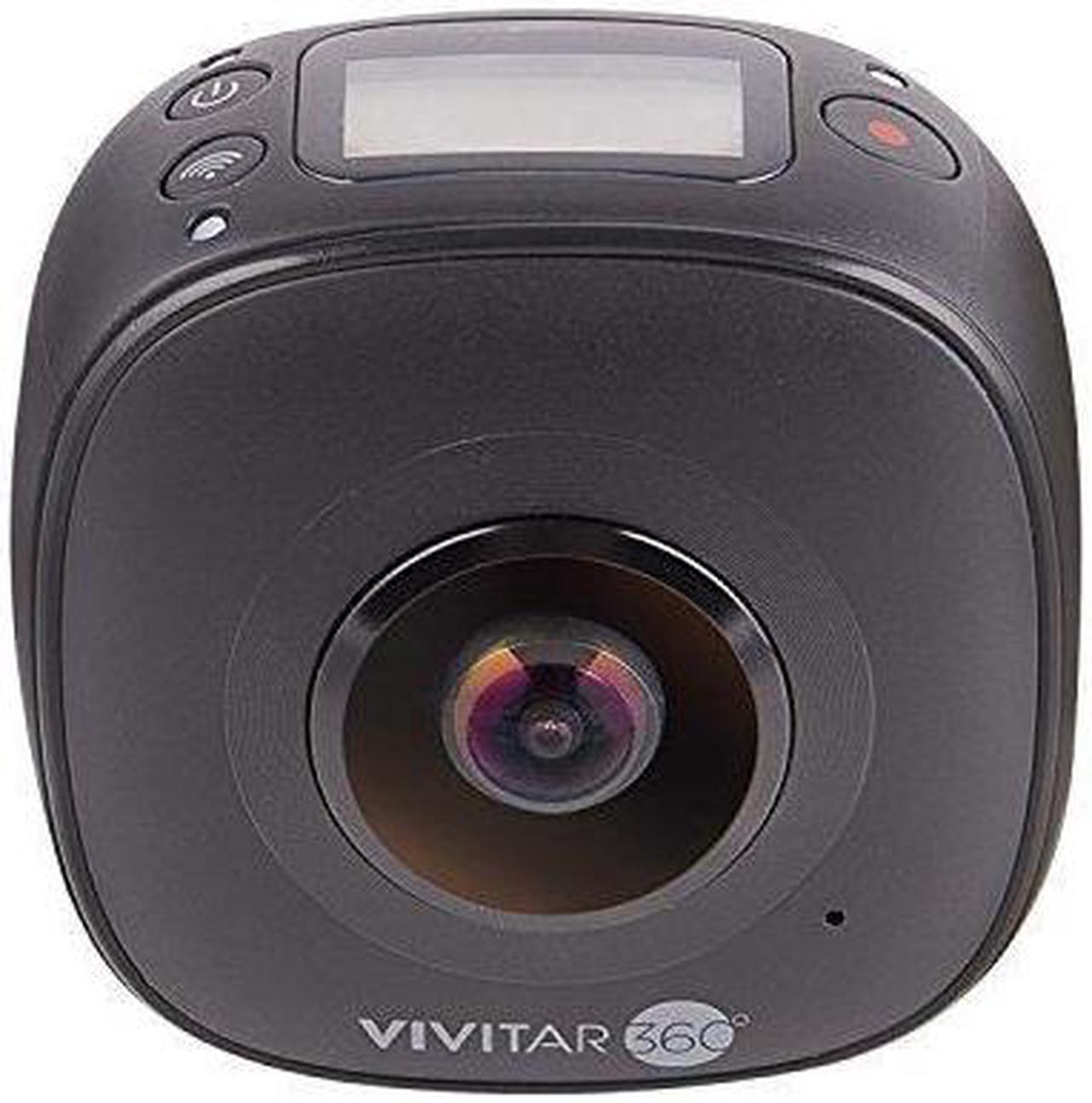 Alt view image 3 of 7 - Vivitar DVR-978HD 360 Degree High Definition High Resolution 16 MP Dual Lens Portable Digital Action Camera with Universal Mount Bicycle Mount and Tripod, Black