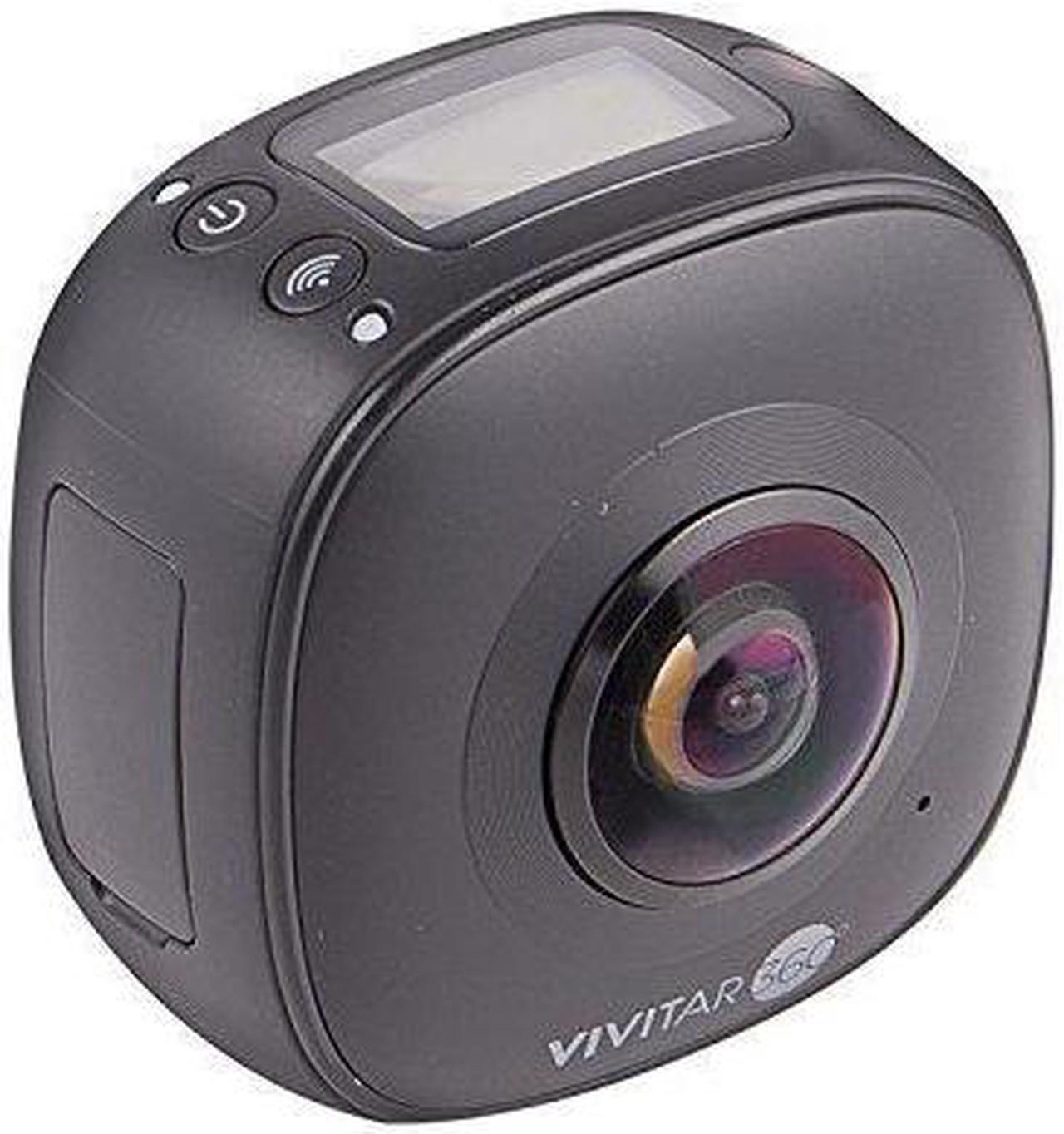 Alt view image 5 of 7 - Vivitar DVR-978HD 360 Degree High Definition High Resolution 16 MP Dual Lens Portable Digital Action Camera with Universal Mount Bicycle Mount and Tripod, Black