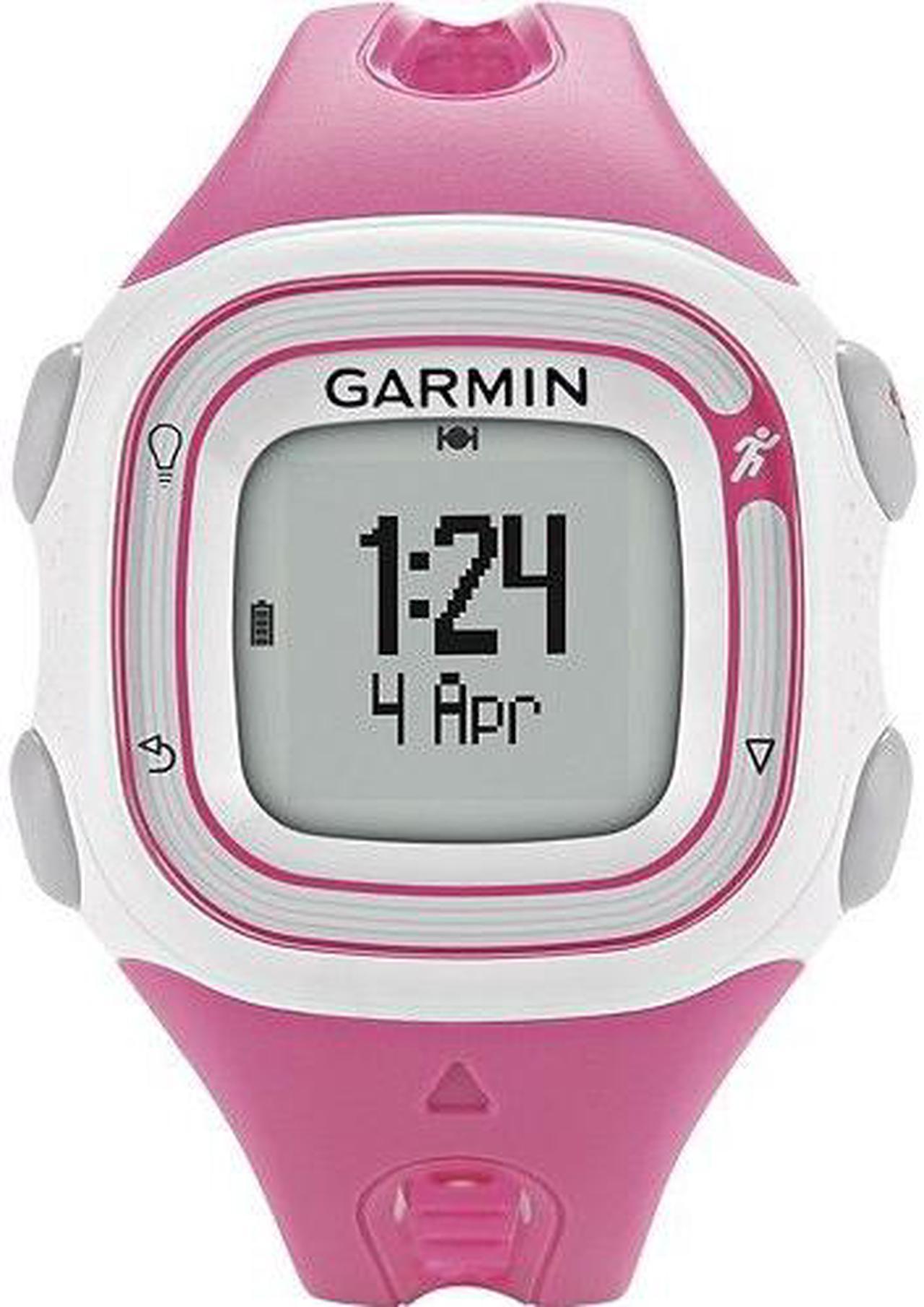 New Garmin Forerunner 10 GPS Enabled Sport Running Watch Calories Tracker -Pink/White  (NON RETAIL PACKAGING)