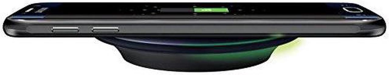 Alt view image 2 of 3 - Samsung Wireless Qi Charging Pad with 2A Wall Charger - Black Sapphire