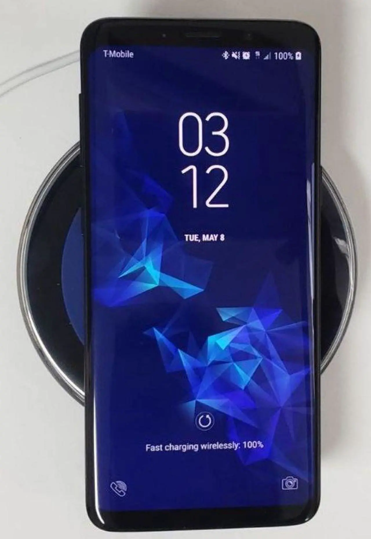 Alt view image 7 of 7 - Samsung EP-PN920 Qi Wireless Fast Charger Pad Special Edition Wall Charger - Blue