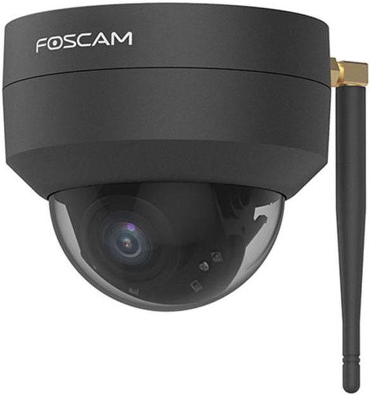 Foscam D4Z 4MP Dual Band Wi-Fi PTZ 4X Optical Zoom Dome IP Camera Black