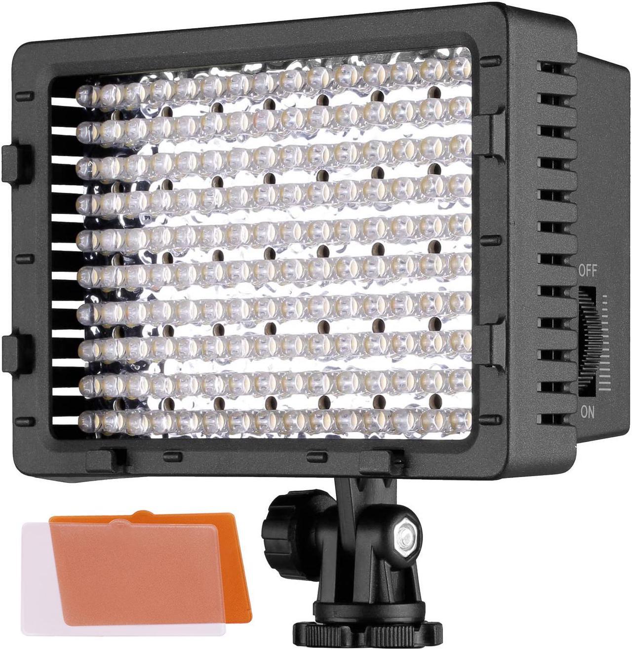 Main image of NEEWER 160 LED CN-160 Dimmable Ultra High Power Panel Digital Camera/Camcorder Video Light, LED Light for Canon, Nikon, Pentax, Panasonic,Sony, Samsung and Olympus Digital SLR Cameras