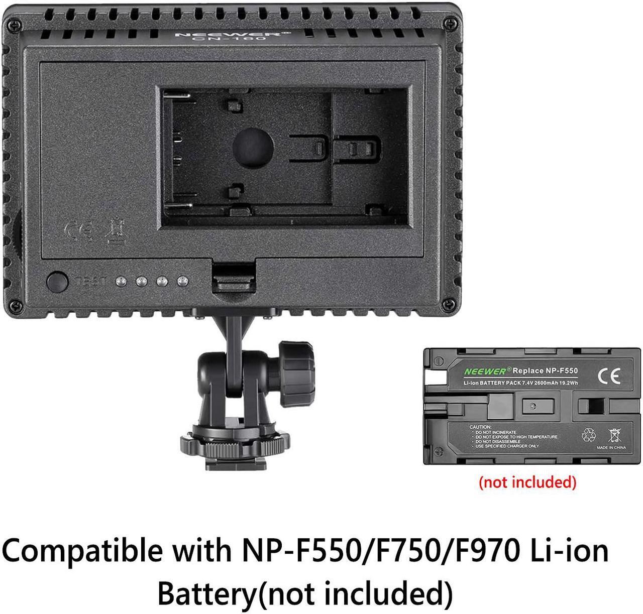 Alt view image 2 of 7 - NEEWER 160 LED CN-160 Dimmable Ultra High Power Panel Digital Camera/Camcorder Video Light, LED Light for Canon, Nikon, Pentax, Panasonic,Sony, Samsung and Olympus Digital SLR Cameras
