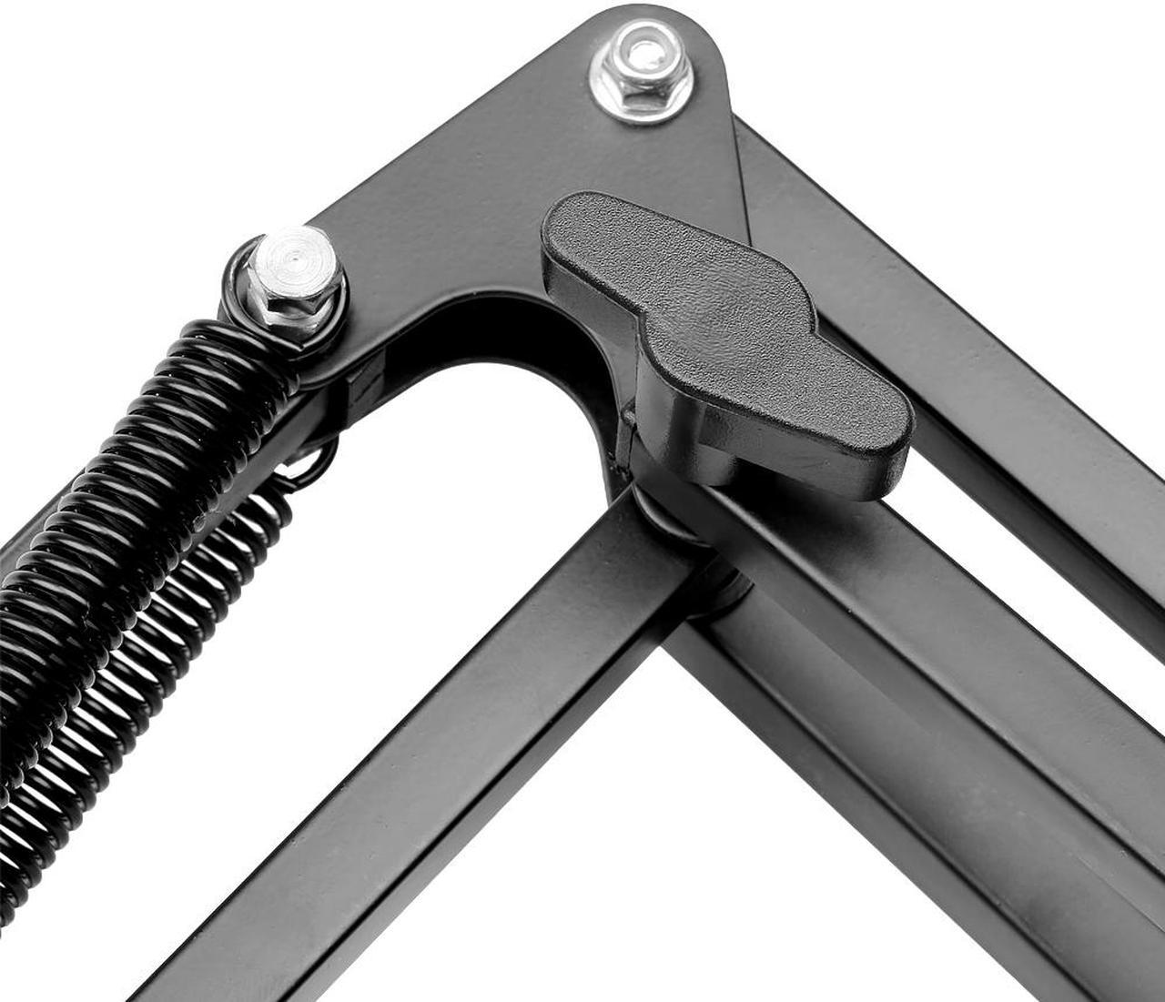 Alt view image 4 of 7 - Neewer® NB-39 Adjustable 43.3"/110cm Studio Recording Microphone Suspension Boom Scissor Arm Stand with Microphone Clip & Table Mounting Clamp