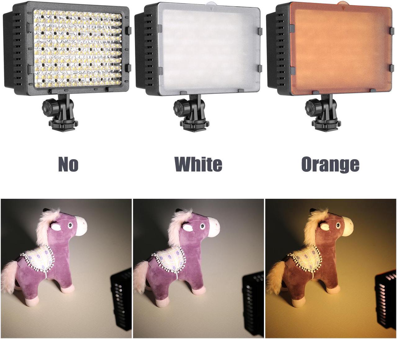Alt view image 3 of 7 - NEEWER 160 LED CN-160 Dimmable Ultra High Power Panel Digital Camera/Camcorder Video Light, LED Light for Canon, Nikon, Pentax, Panasonic,Sony, Samsung and Olympus Digital SLR Cameras