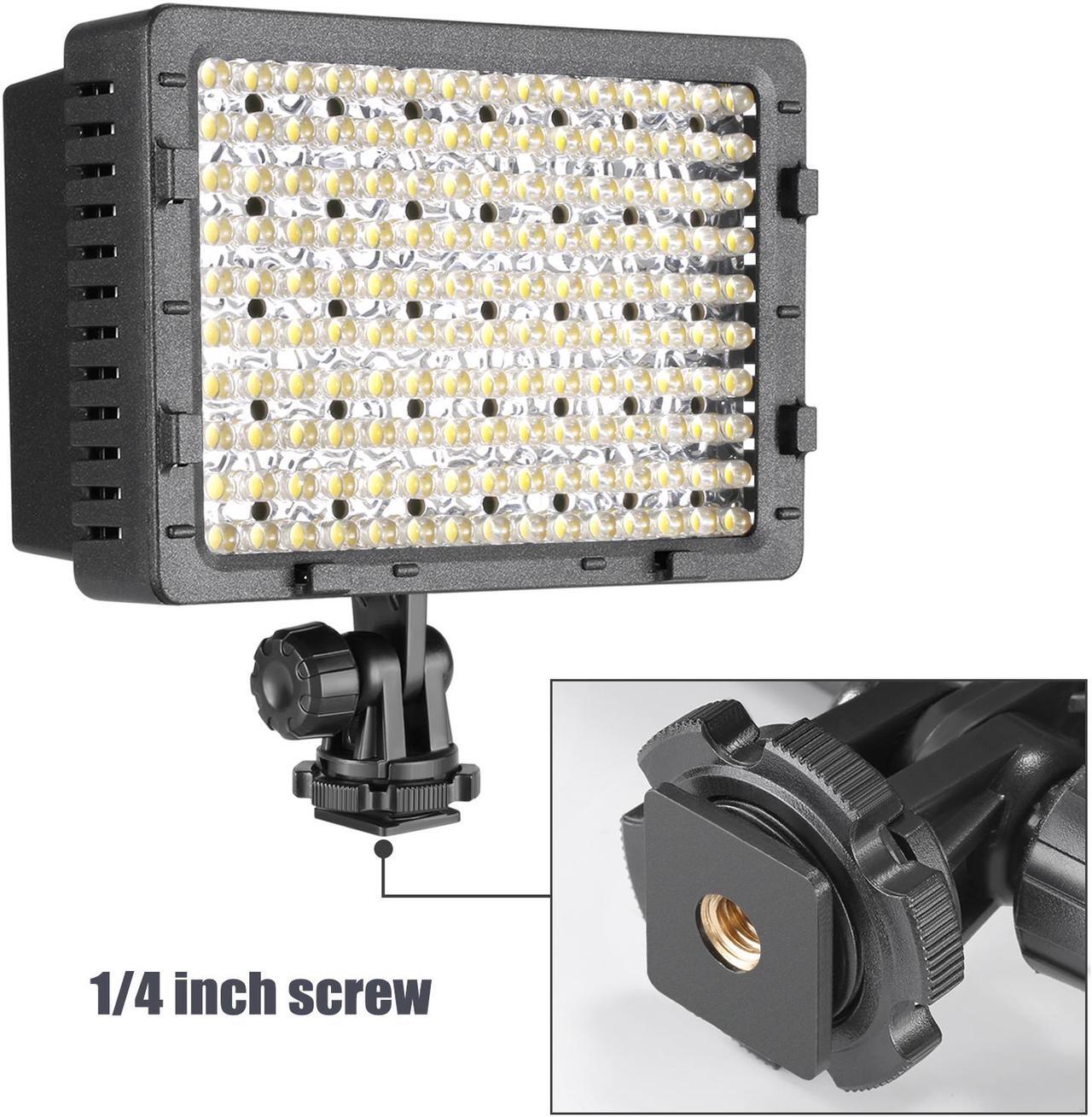 Alt view image 6 of 7 - NEEWER 160 LED CN-160 Dimmable Ultra High Power Panel Digital Camera/Camcorder Video Light, LED Light for Canon, Nikon, Pentax, Panasonic,Sony, Samsung and Olympus Digital SLR Cameras
