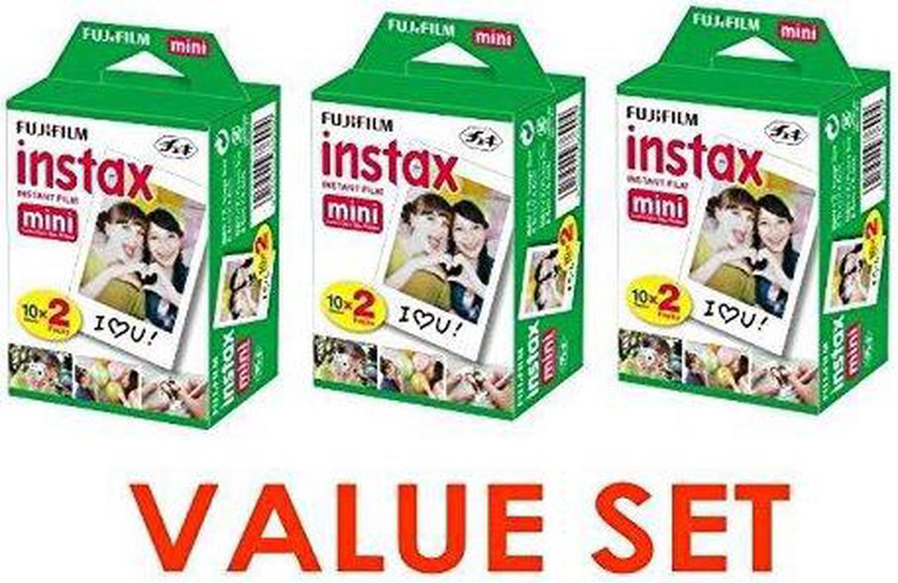 Alt view image 2 of 3 - Fujifilm Instax Mini Instant Film (3 Twin Packs, 60 Total Pictures) Value Set