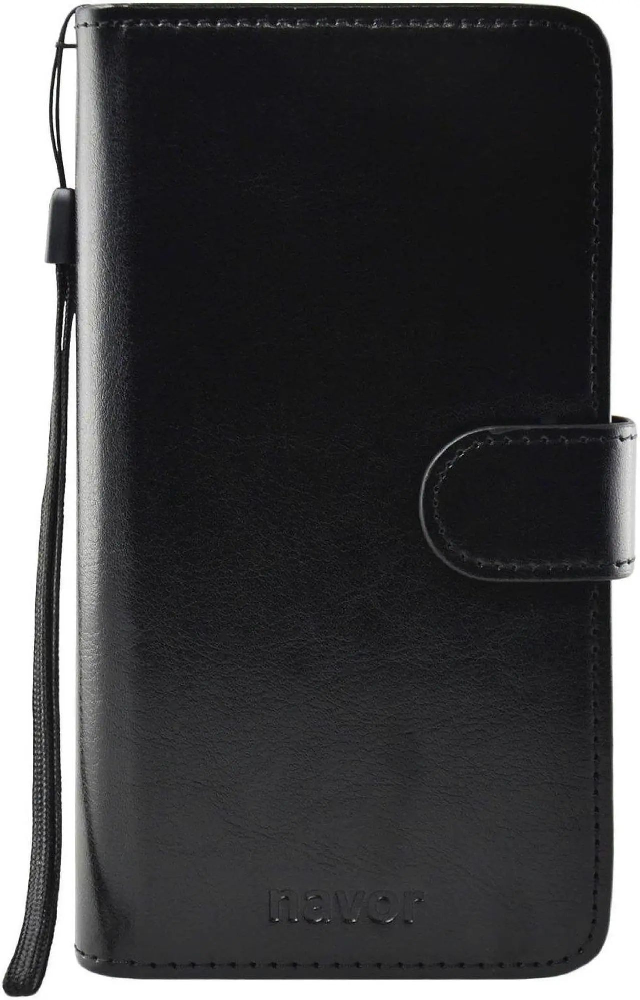 Alt view image 2 of 8 - NAVOR® Protective Flip Wallet Case for iPhone 6 Plus / 6S Plus  [5.5 Inch] - Black
