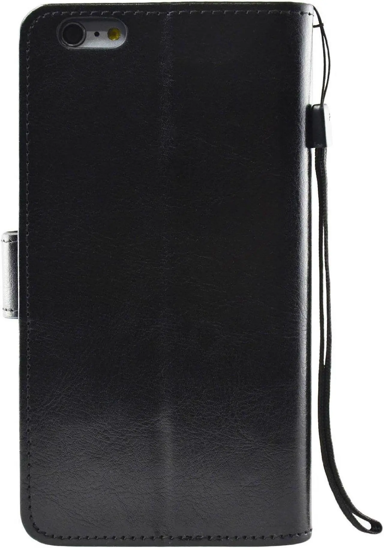 Alt view image 3 of 8 - NAVOR® Protective Flip Wallet Case for iPhone 6 Plus / 6S Plus  [5.5 Inch] - Black