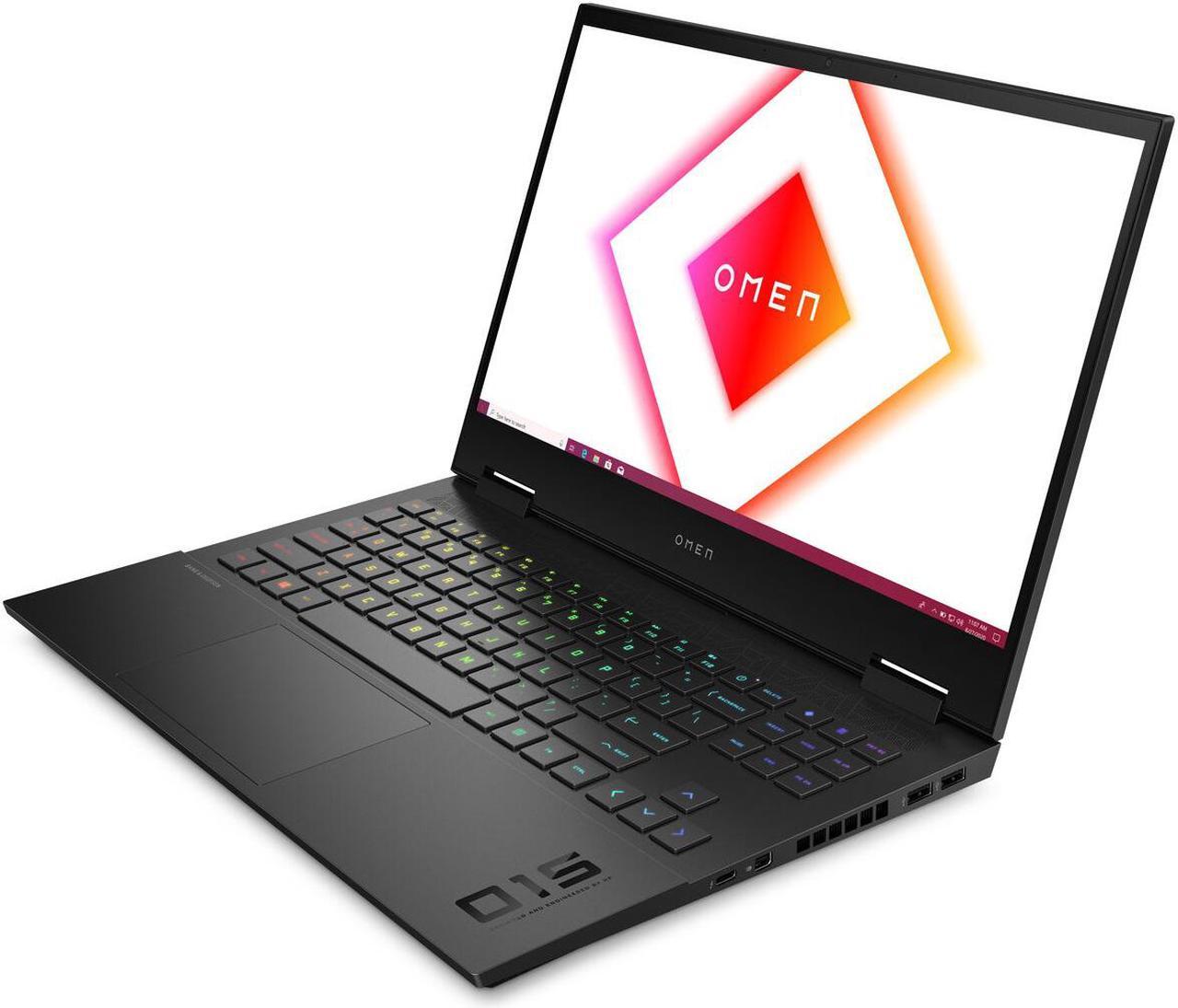 Alt view image 3 of 6 - HP OMEN 15-EN0013DX Gaming and Entertainment Laptop (AMD Ryzen 7 4800H 8-Core, 64GB RAM, 1TB m.2 SATA SSD, 15.6" Full HD (1920x1080), NVIDIA GTX 1660 Ti, Wifi, Bluetooth, Webcam, Win 10 Pro)