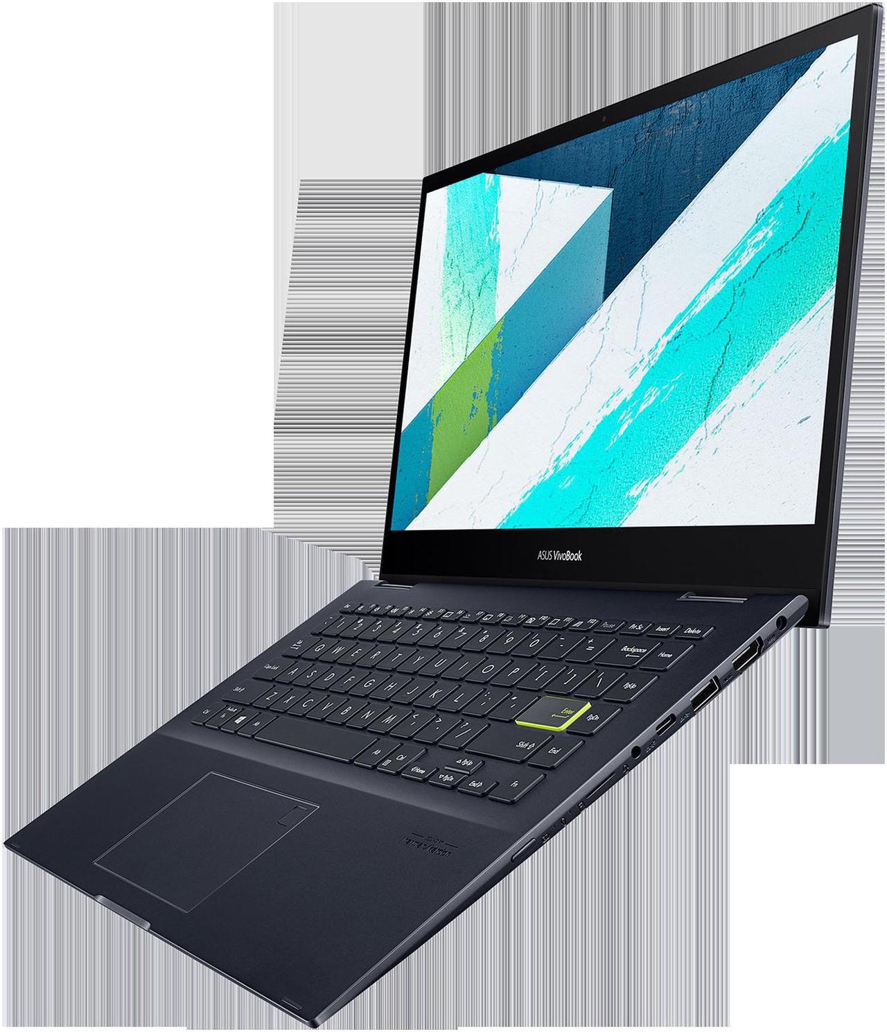 Alt view image 3 of 8 - ASUS VivoBook Flip 14 Gaming and Entertainment Laptop-2-in-1 (AMD Ryzen 7 4700U 8-Core, 8GB RAM, 1TB m.2 SATA SSD, 14.0" Touch  Full HD (1920x1080), AMD Radeon Graphics, Active Pen, Win 10 Home)
