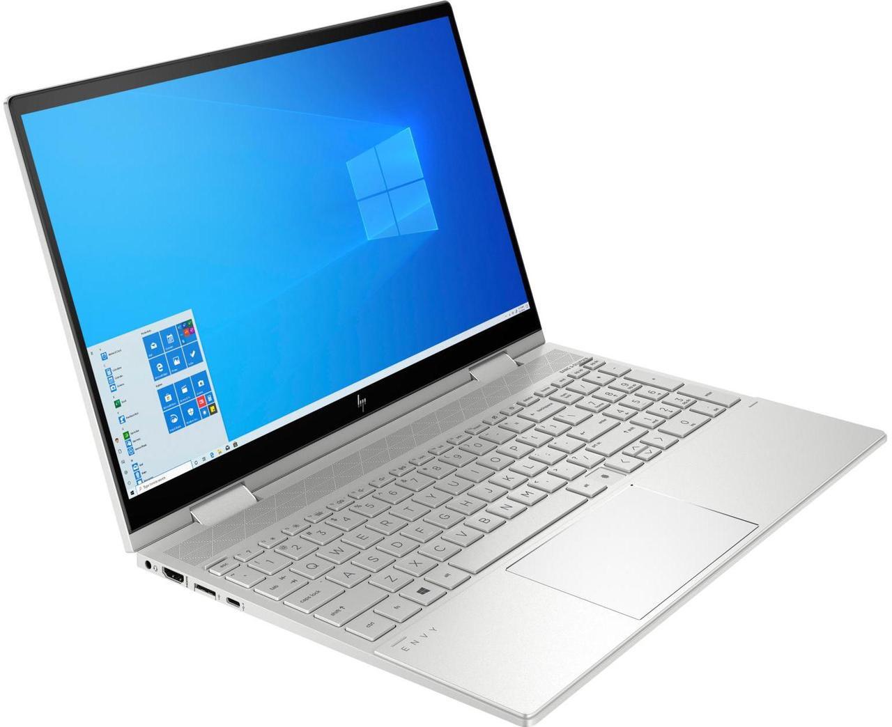 Alt view image 2 of 5 - HP ENVY x360 15t Home & Business 2-in-1 Laptop (Intel i7-1165G7 4-Core, 16GB RAM, 1TB m.2 SATA SSD, 15.6" Touch  Full HD (1920x1080), Intel Iris Xe, Active Pen, Fingerprint, Wifi, Win 10 Pro)