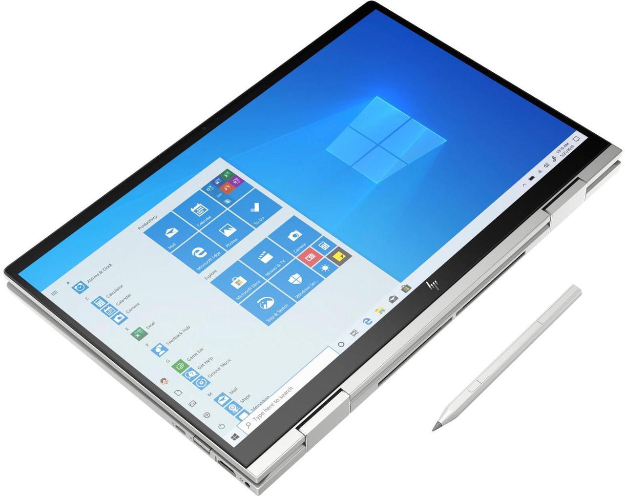 Alt view image 4 of 5 - HP ENVY x360 15t Home & Business 2-in-1 Laptop (Intel i7-1165G7 4-Core, 16GB RAM, 1TB m.2 SATA SSD, 15.6" Touch  Full HD (1920x1080), Intel Iris Xe, Active Pen, Fingerprint, Wifi, Win 10 Pro)