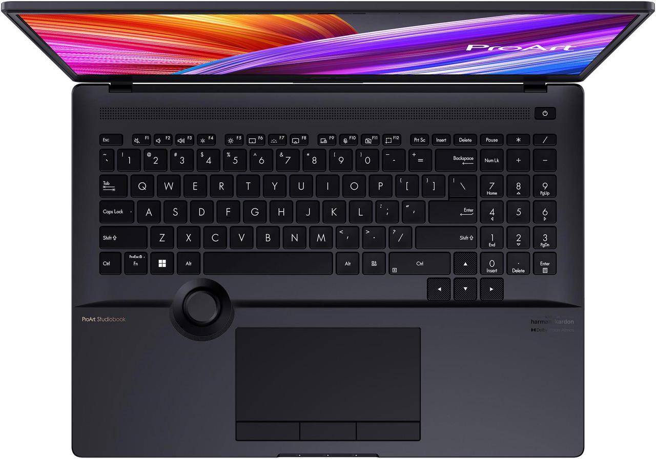 Alt view image 4 of 7 - ASUS ProArt Studiobook 16 Workstation Laptop (Intel i7-12700H 14-Core, 16GB DDR5 4800MHz RAM, 4TB PCIe SSD, GeForce RTX 3070 Ti, 16.0" 60 Hz 4K (3840x2400), Fingerprint, Wifi, Win 11 Pro) Refurbished
