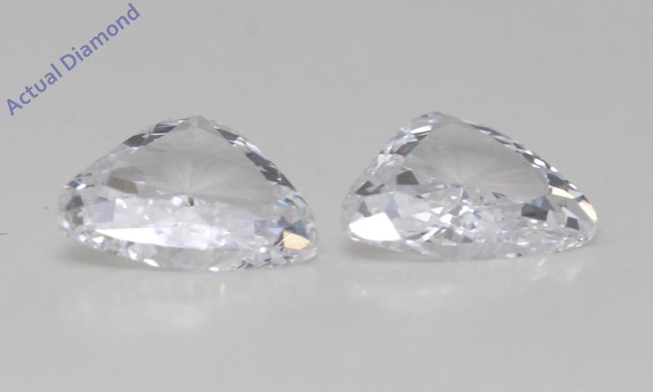 A Pair of Trilliant Cut Natural Mined Loose Diamonds (1.65 Ct,E Color,VS1 Clarity)