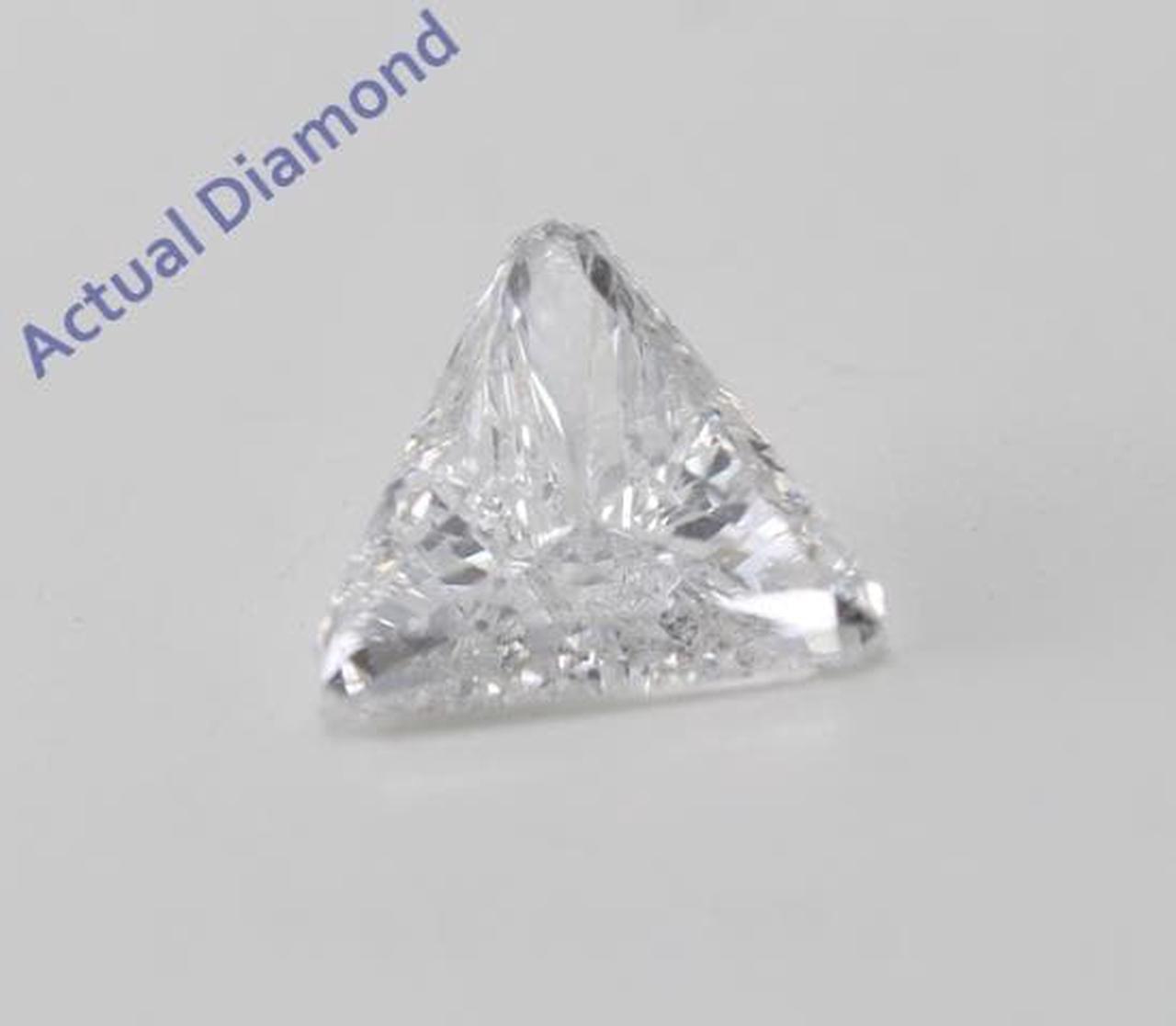 Triangle Cut Loose Diamond (0.5 Ct, F Color, SI1 Clarity)