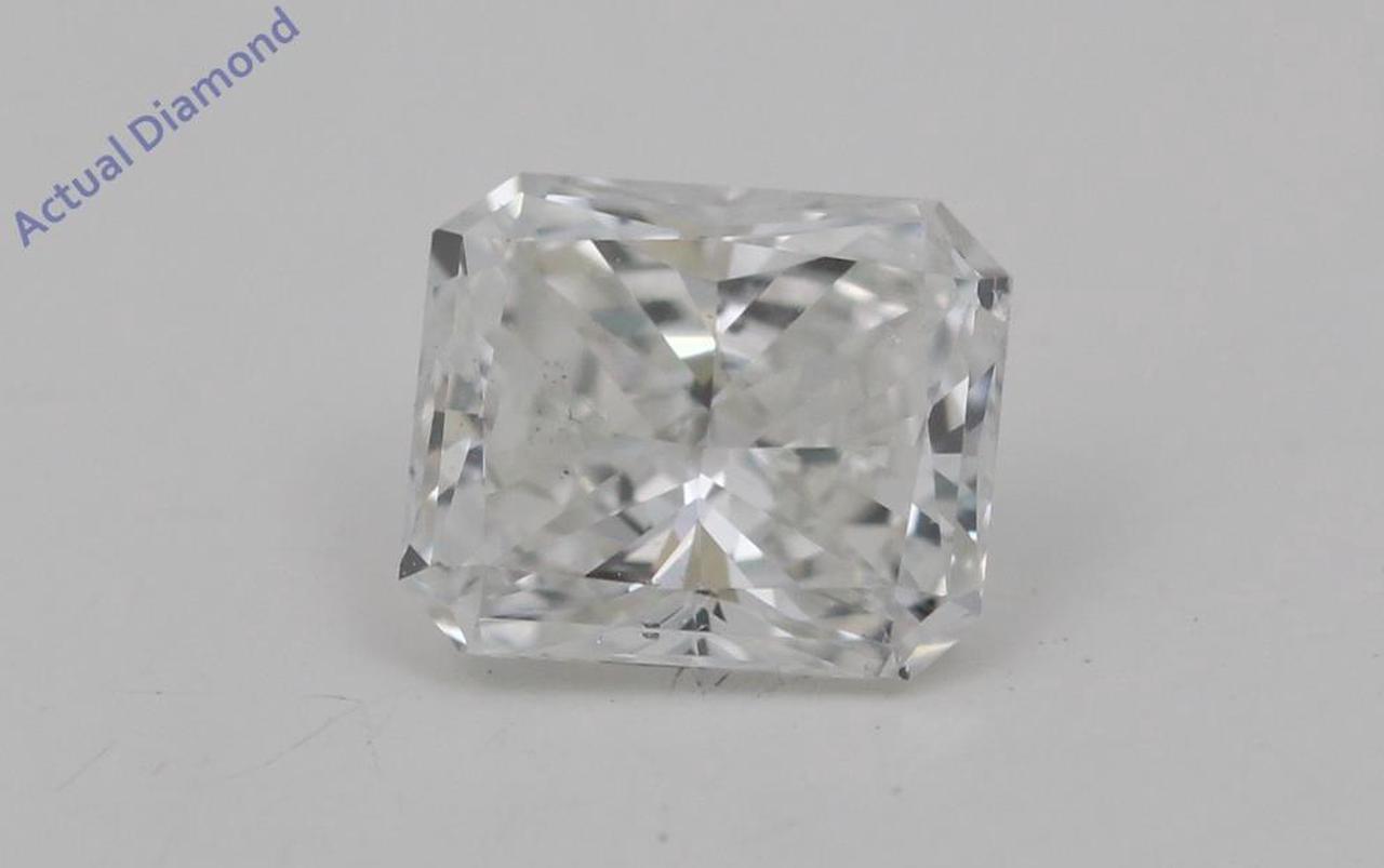 Radiant Cut Loose Diamond (0.65 Ct, E Color, VVS2(Clarity Enhanced) Clarity) IGL Certified