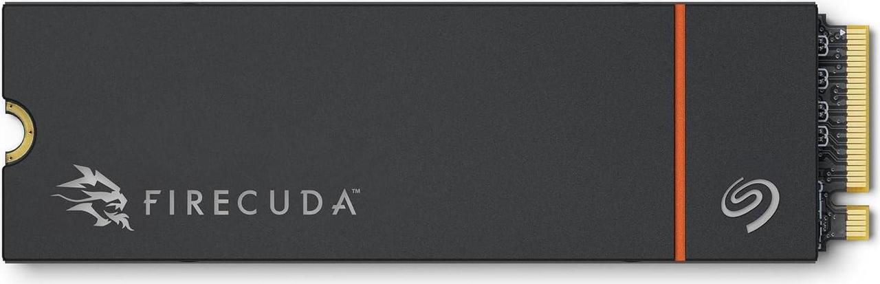 Seagate FireCuda 530R SSD with Heatsink 4TB Internal Solid State Drive -  M.2 PCIe Gen4 ×4 NVMe 1.4, speeds up to 7400MB/s, 5050TBW, 1.8M MTBF with Rescue Services (ZP4000GM3A073)