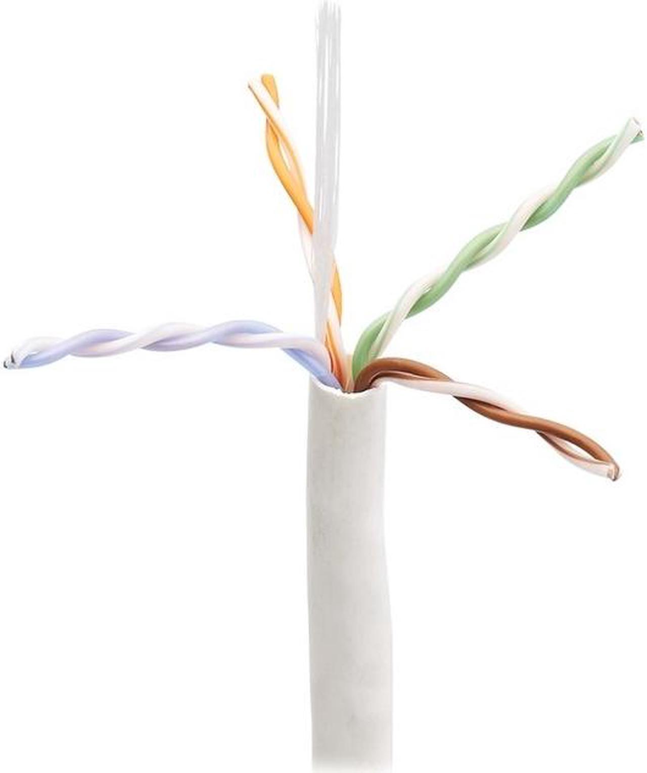 Alt view image 7 of 12 - Tripp Lite 1000ft Cat6 Bulk Ethernet Patch Cable Plenum White N22401KWHLP5