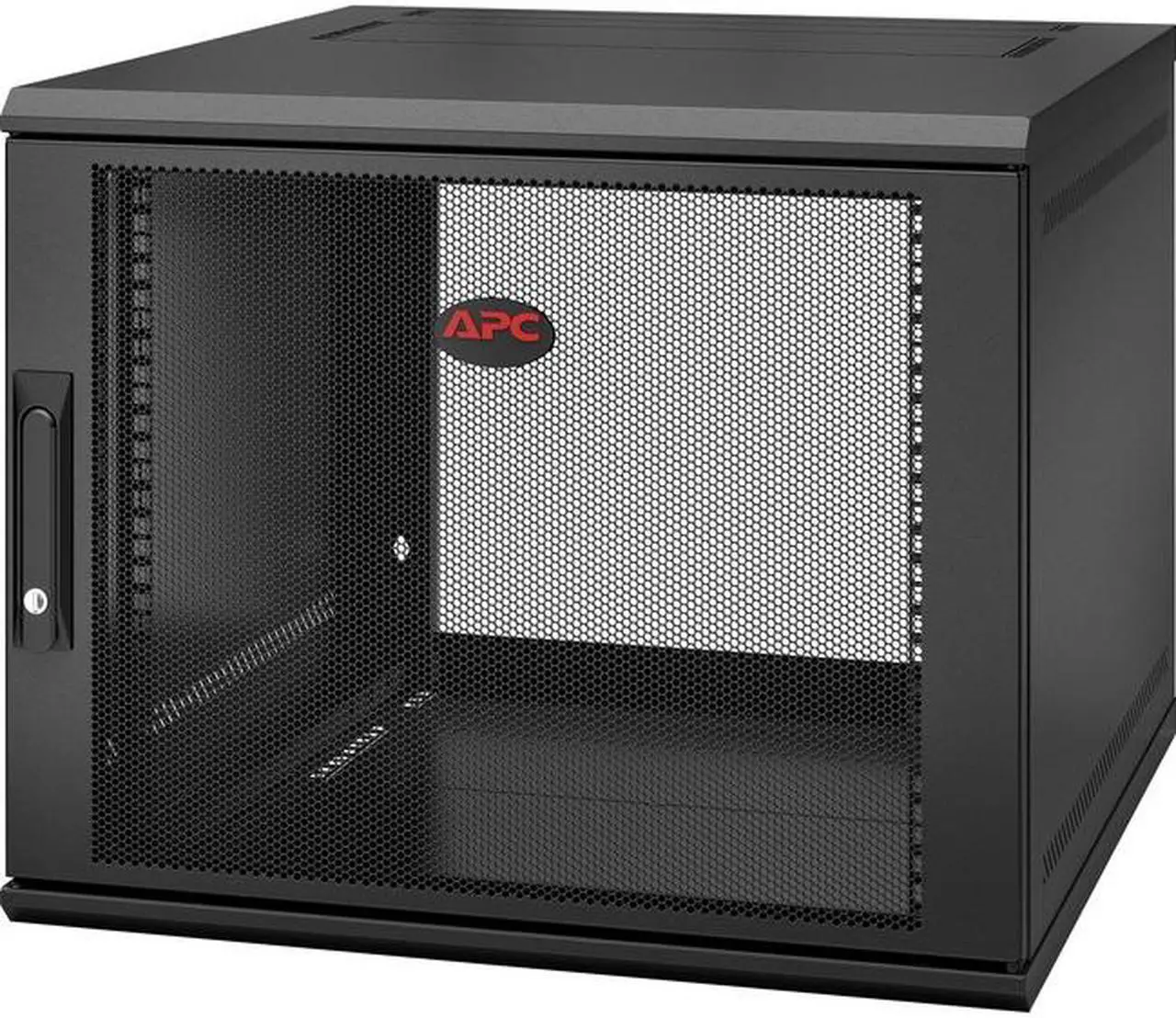 Alt view image 3 of 16 - Apc By Schneider Electric Netshelter Wx 9U Single Hinged Wall-Mount Enclosure 600Mm Deep