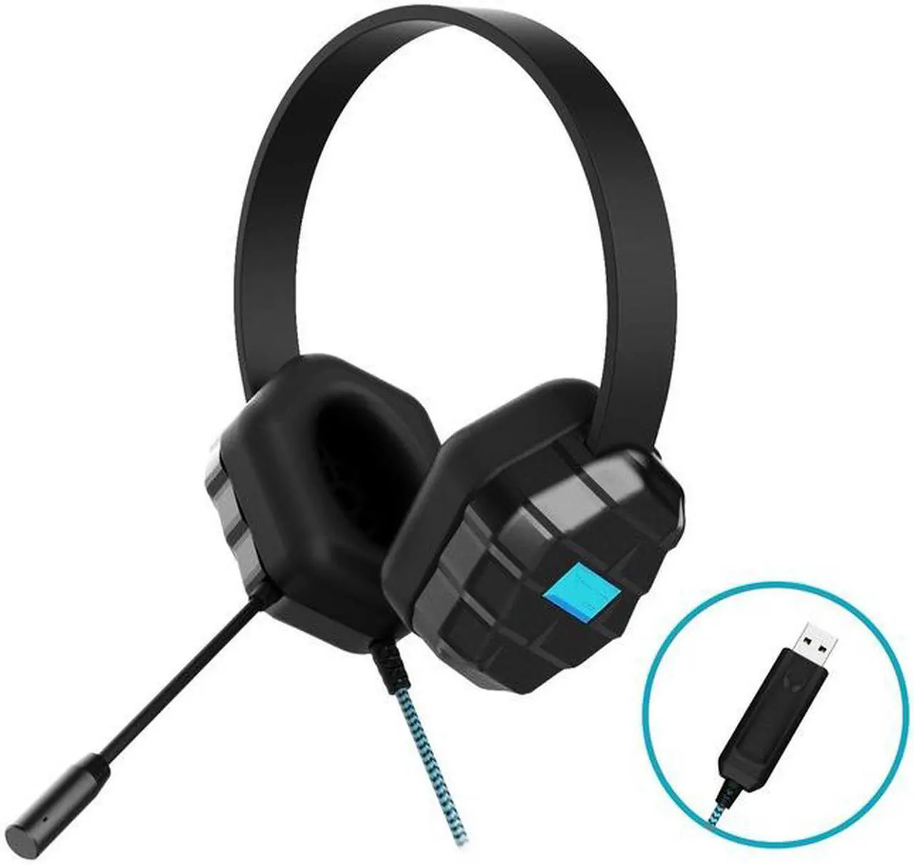 Alt view image 7 of 19 - Gumdrop DropTech USB B2 Headset 01H004