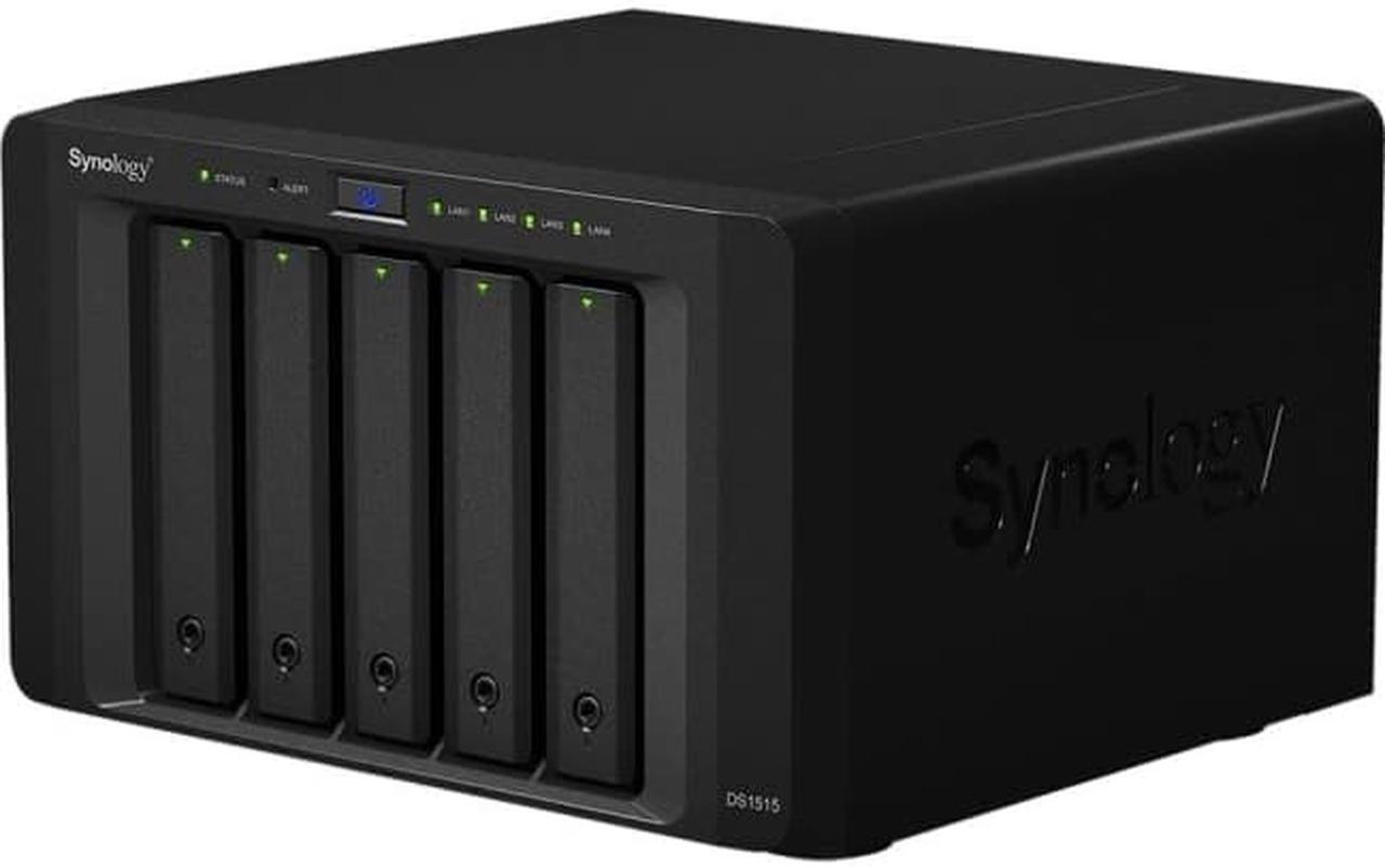 Alt view image 5 of 5 - Synology DiskStation DS1515 High-performance 5-Bay Desktop NAS for Your Growing Needs