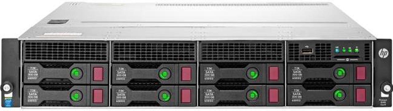 Alt view image 3 of 3 - HPE ProLiant DL80 Gen9 E5-2609 V3 1.9 GHz 6-core 8GB-R H240 8LFF 550W PS US Server (788147-S01)