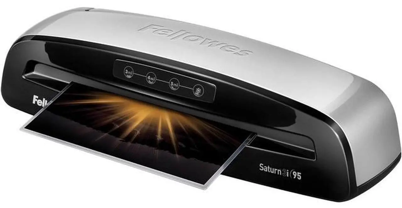 Alt view image 4 of 20 - Fellowes Saturn3i 95 Laminator 9" Wide x 5mil Max Thickness 5735801