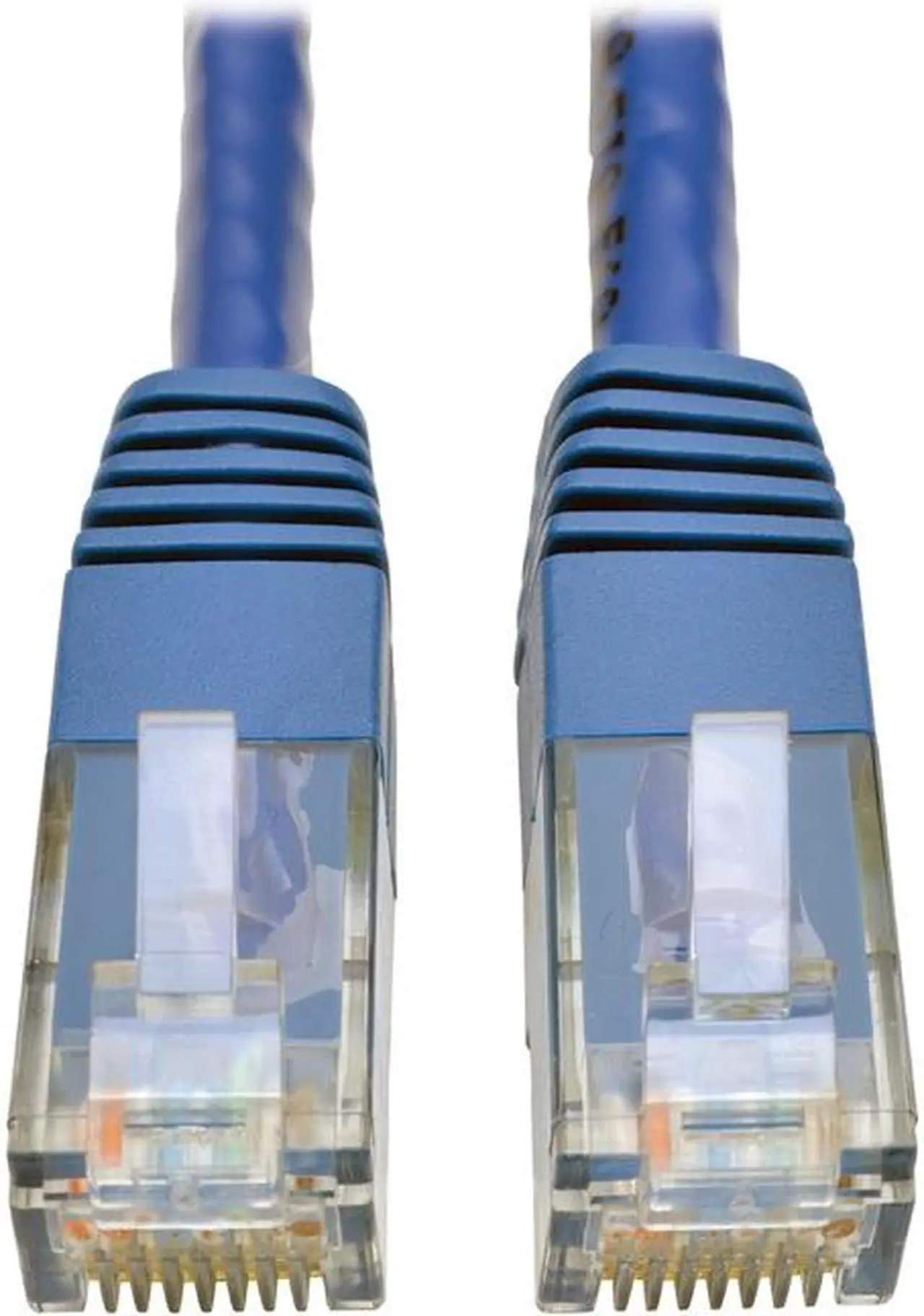 Alt view image 3 of 12 - TRIPP LITE N200-005-BL 5 ft. Cat 6 Blue Cat6 Gigabit Molded Patch Cable RJ45 M/M 550MHz 24 AWG Blue 5'
