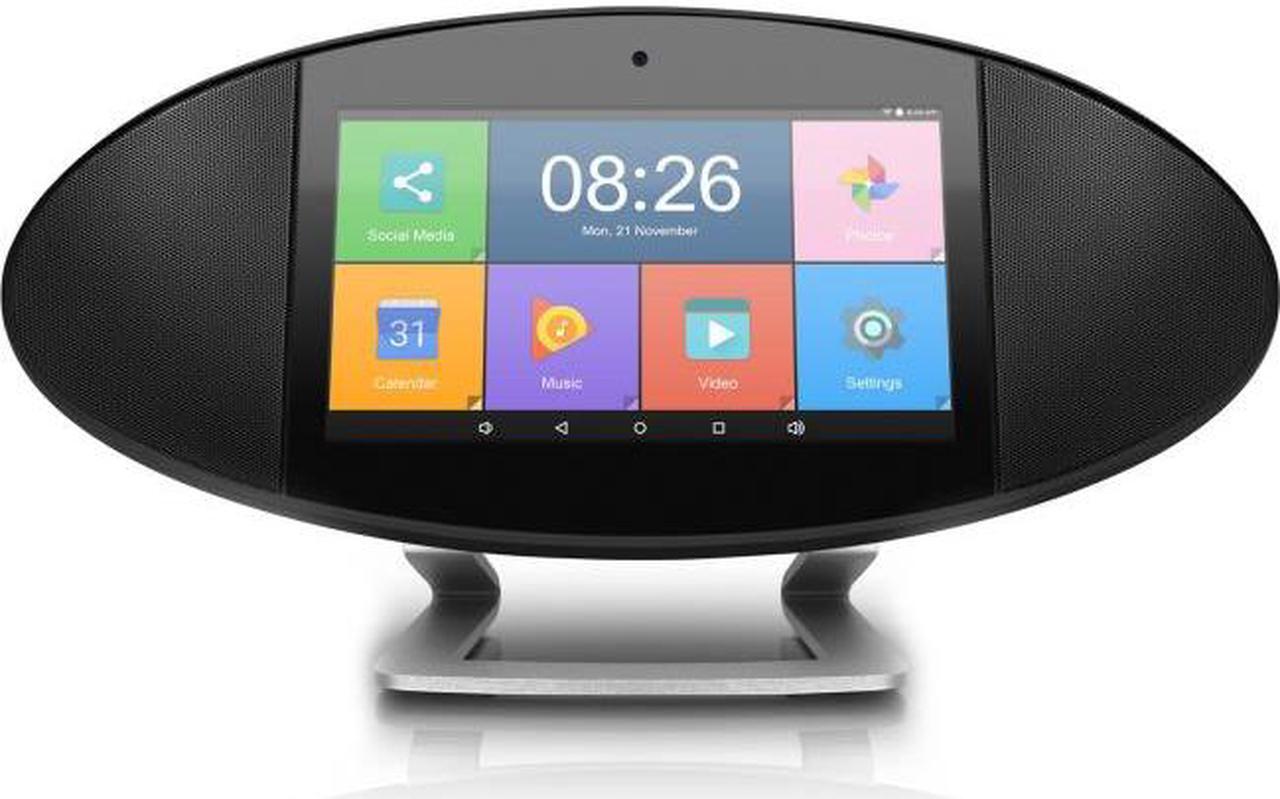 Alt view image 6 of 6 - Aluratek WIFI Internet Radio Media Player with 7" Touch Screen Display