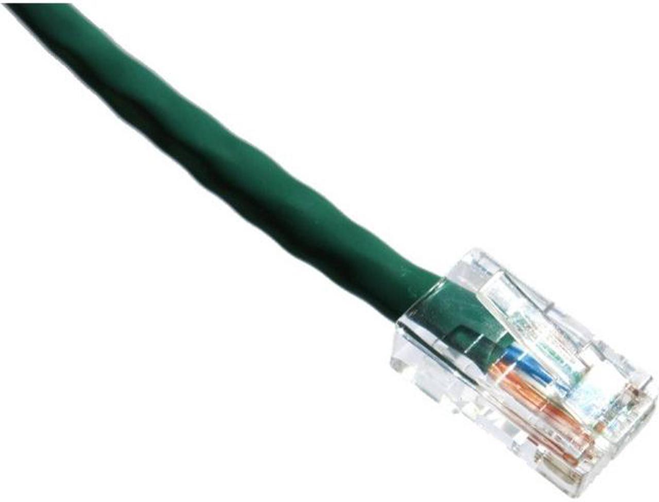 Axion C5ENB-N10-AX Axiom 10FT CAT5E 350mhz Patch Cable - Category 5e for Network Device - Patch Cable - 10 ft - 1 x - 1 x - Gold-plated Contacts - Green