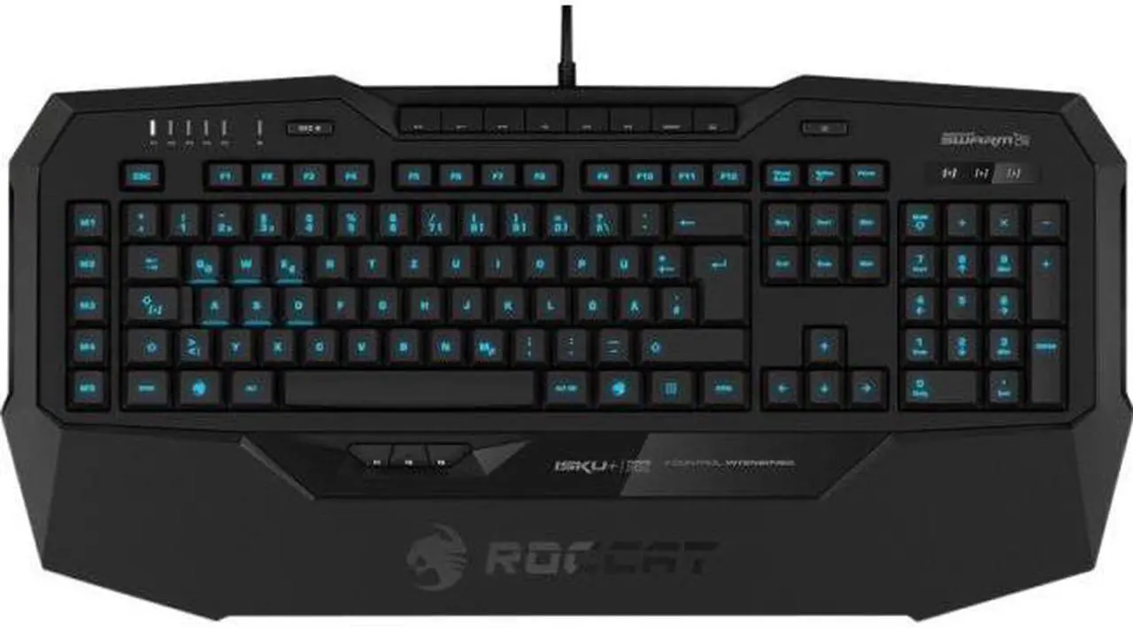 Alt view image 9 of 8 - Roccat ISKU+ Force FX - RGB Gaming Keyboard With Pressure-sensitive Key Zone
