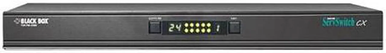 Alt view image 2 of 10 - BLACK BOX KV0424A-R2 KVM SWT CTX SH VGA PS2 USB 4USR 24PT