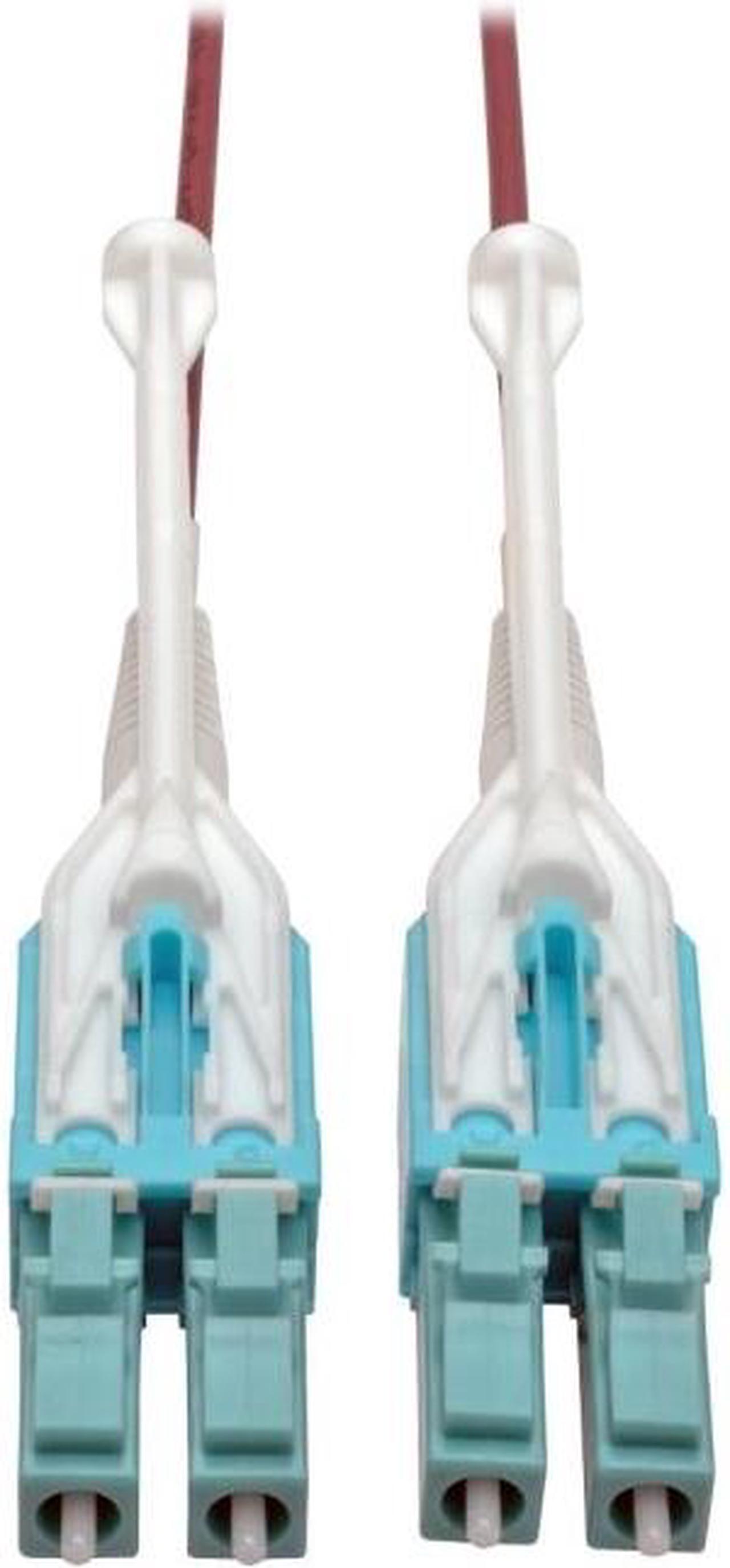 Alt view image 7 of 7 - Tripp Lite 10M 10Gb Duplex Multimode Fiber Patch Cable 50/125 OM4 LC/LC 33'
