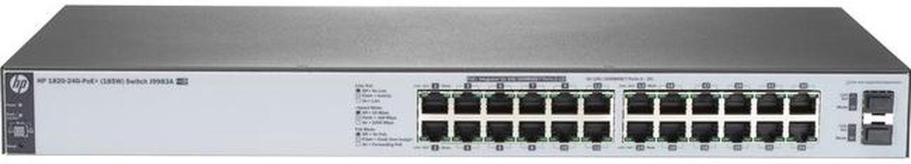 HPE OfficeConnect 1820 24G PoE+ (185W) Switch (J9983A)