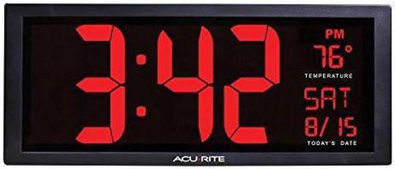 Alt view image 9 of 12 - CHANEY INSTRUMENTS 75127 AcuRite Digit 14.5 Wall Clock