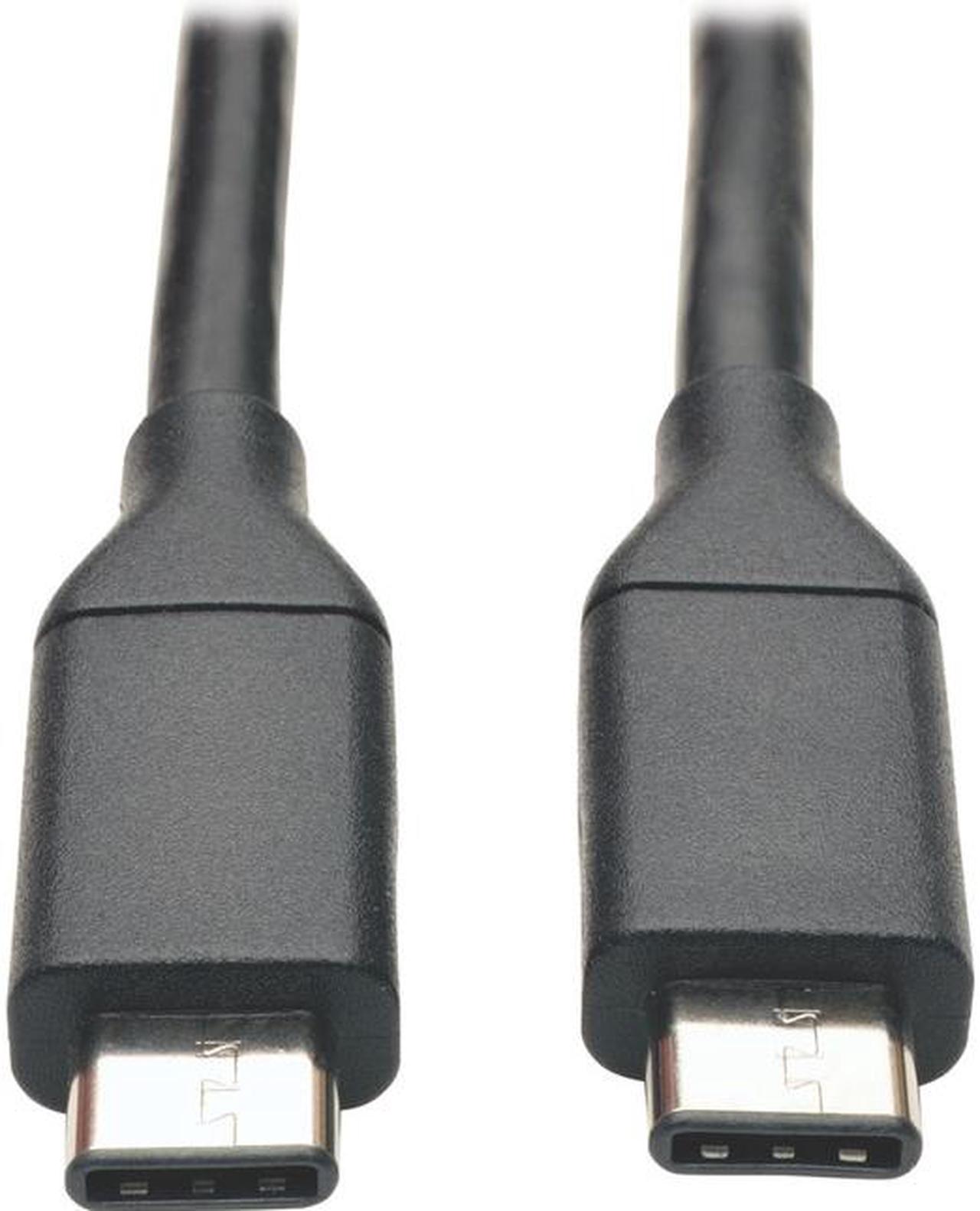 Alt view image 4 of 9 - Tripp Lite U420-003 Black USB 3.1 Gen 1 (5 Gbps) Cable, USB Type-C (USB-C)